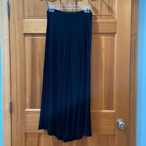 Black maxi skirt